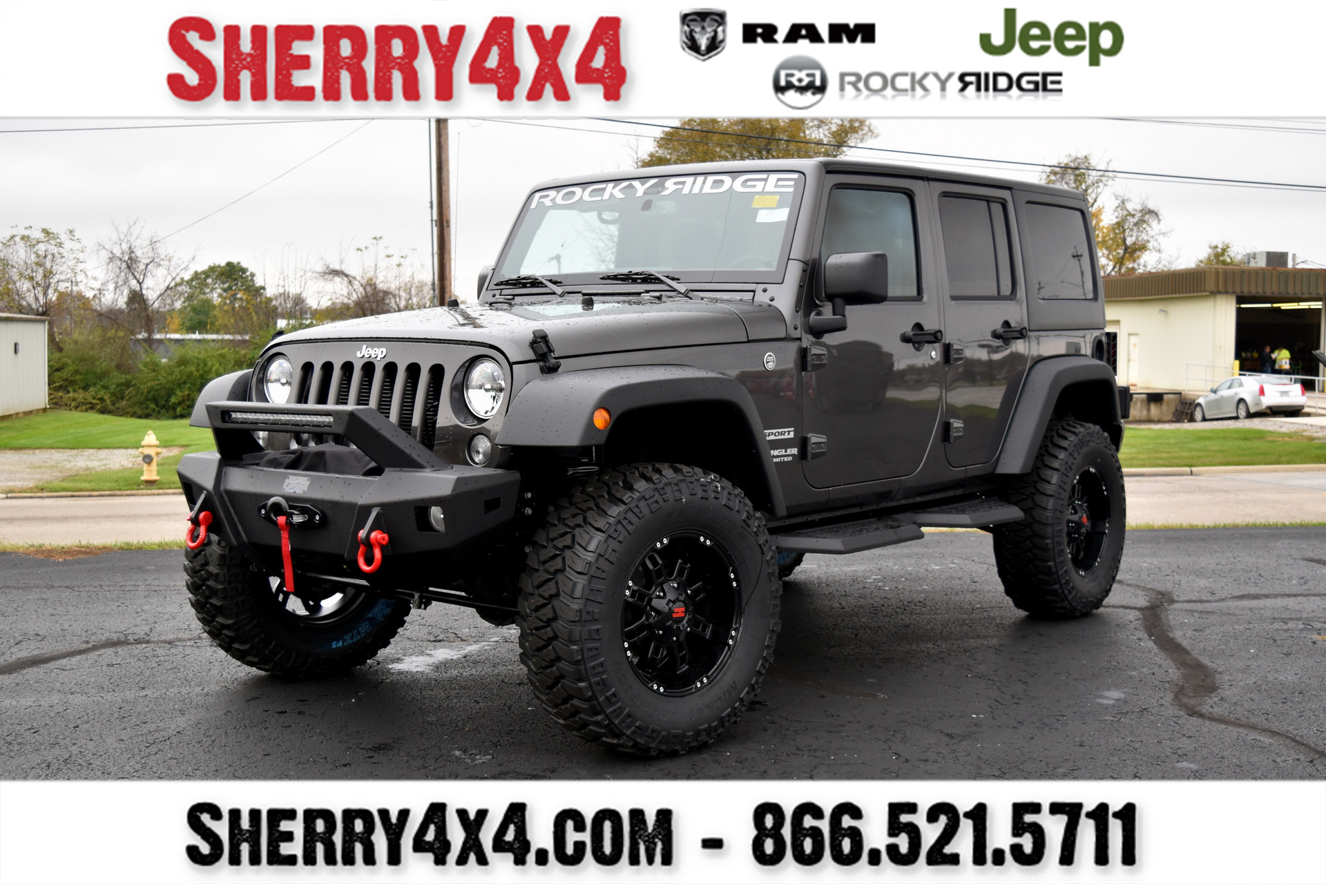 2017 Jeep Wrangler Unlimited Sport Rocky Ridge Trucks K2 28090T Rocky Ridge Lifted Trucks