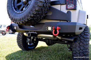 Lifted Rock Ridge Jeep Stealth Rear Bumper