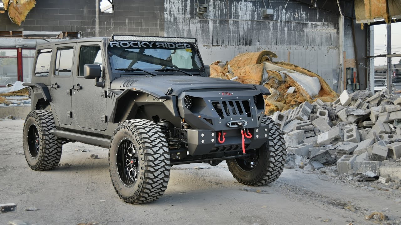 lifted rocky ridge jeep mad rock