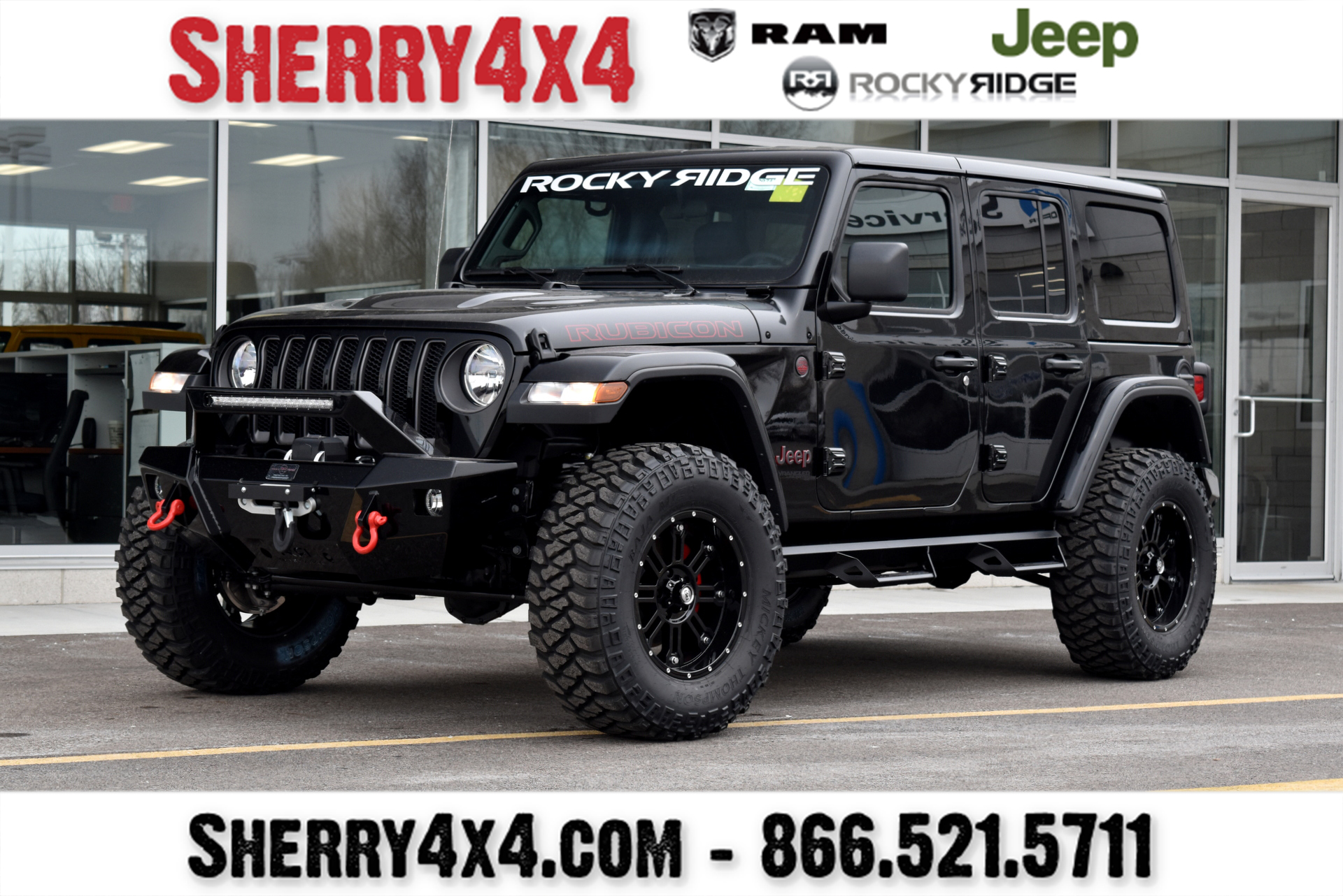 Lifted 2019 Jeep Wrangler Unlimited - Rocky Ridge Trucks K2 | 28747T -  Sherry 4x4