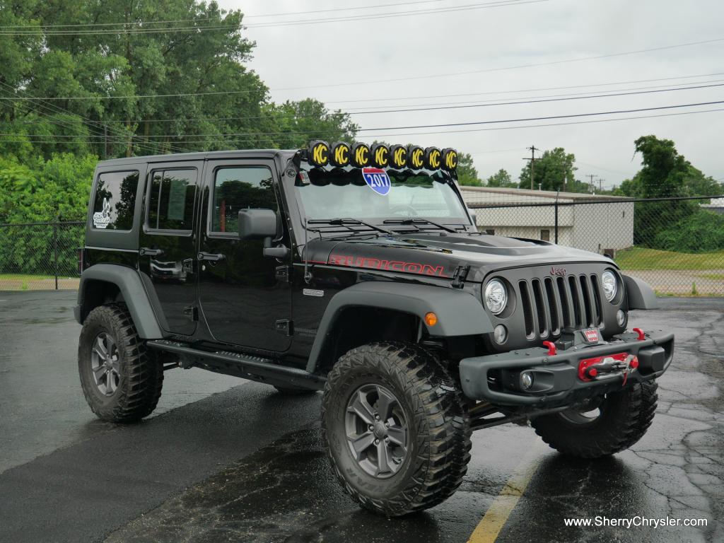 Lifted 2017 Jeep Wrangler Unlimited Rubicon Recon CP16343T Sherry 4x4