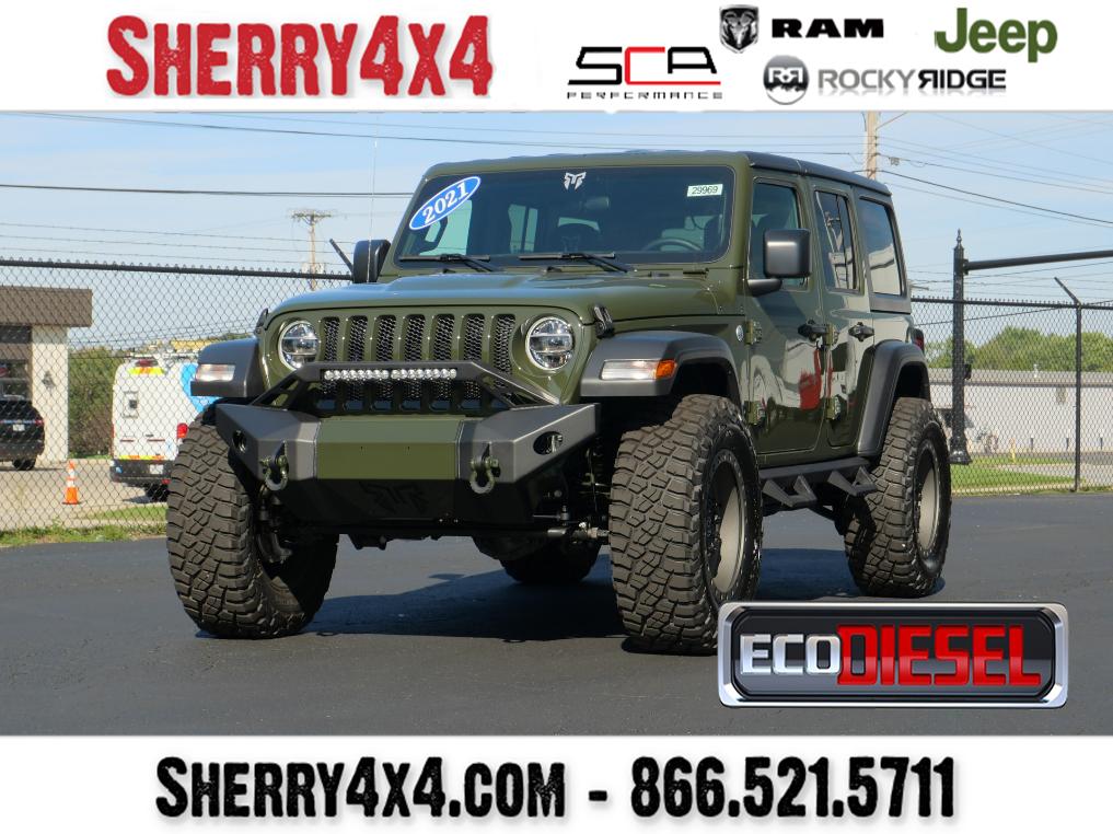 Lifted 2021 Jeep Wrangler - Rocky Ridge Trucks K2 | 29969T - Sherry 4x4