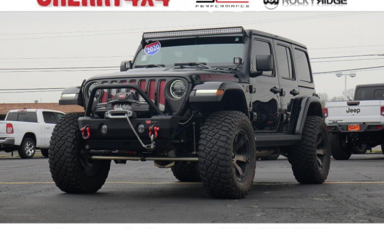 Lifted 2020 Jeep Wrangler Unlimited Rubicon EcoDiesel | 30503AT - Sherry 4x4