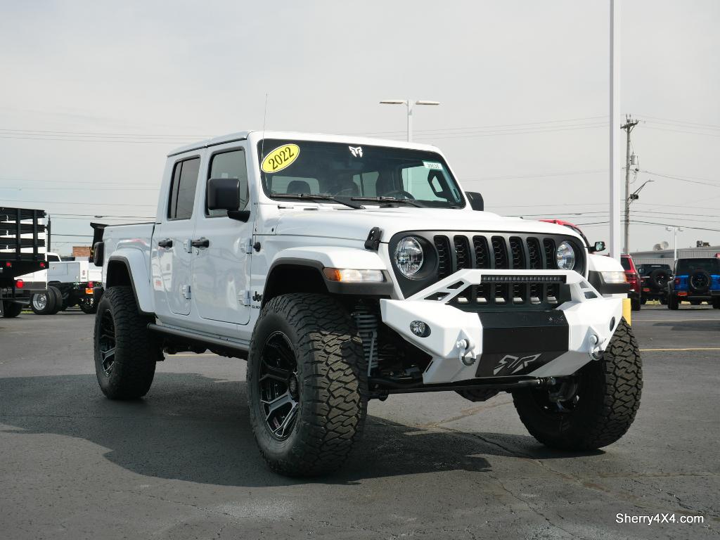 Lifted 2022 Jeep Gladiator Rocky Ridge Trucks K2 30635T Sherry 4x4