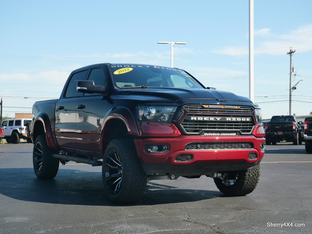 Lifted 2022 Ram 1500 Rocky Ridge Trucks K2 30664T Sherry 4x4