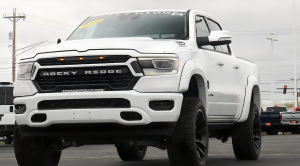 new white lifted truck sherry 4x4